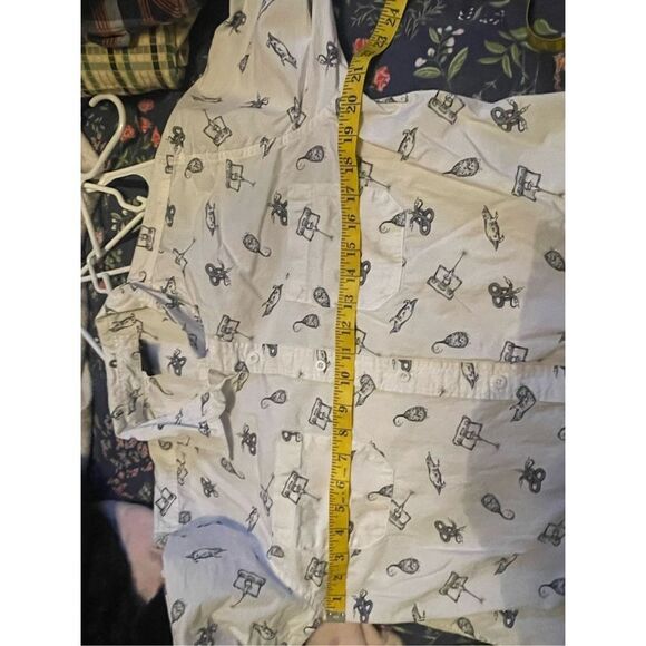 Fantastic Beasts by Hot Topic Mens White Casual Button Front Shirt Size Large - Picture 13 of 16